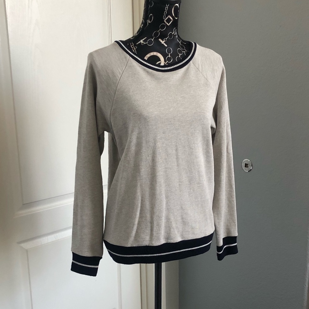 J. Crew varsity style crew neck sweatshirt